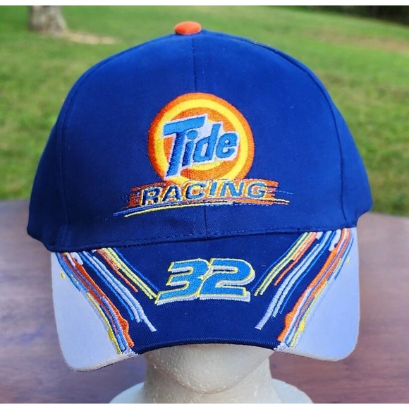 Tide Racing 32 Snapback Adjustable Baseball Cap Embroidered 100% Cotton - Picture 2 of 6